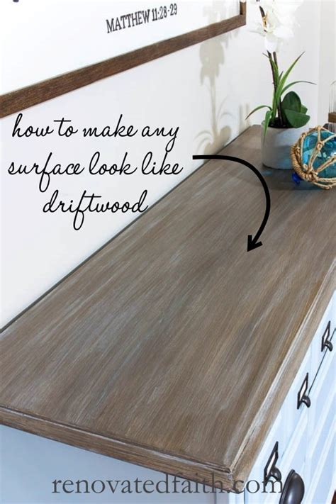 Diy Driftwood Paint Effect