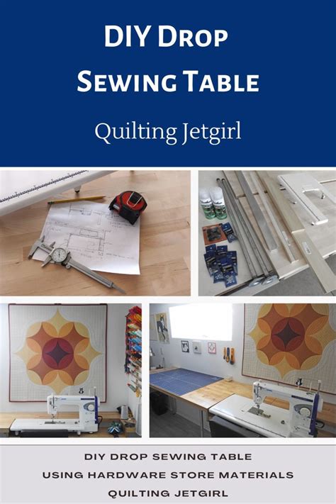 Diy Drop In Sewing Machine Table
