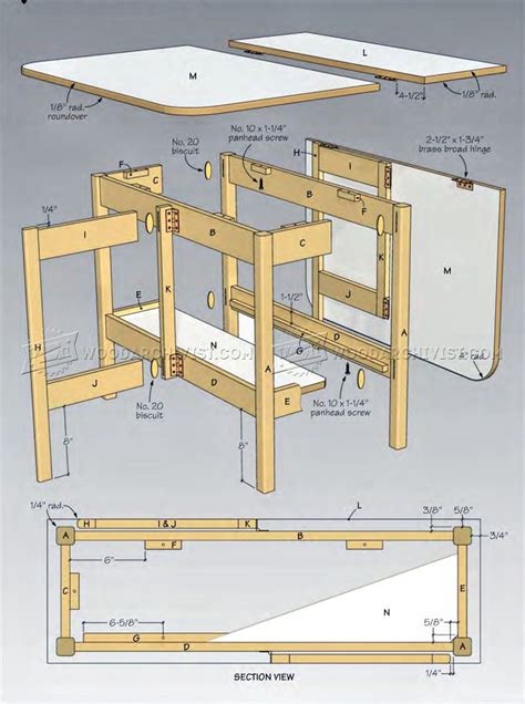 Diy Drop Leaf Table Plans