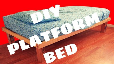 DIY Platform Bed Frame Craving Some Creativity
