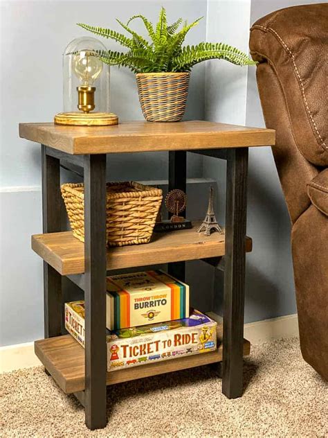 Diy End Table For Bedroom