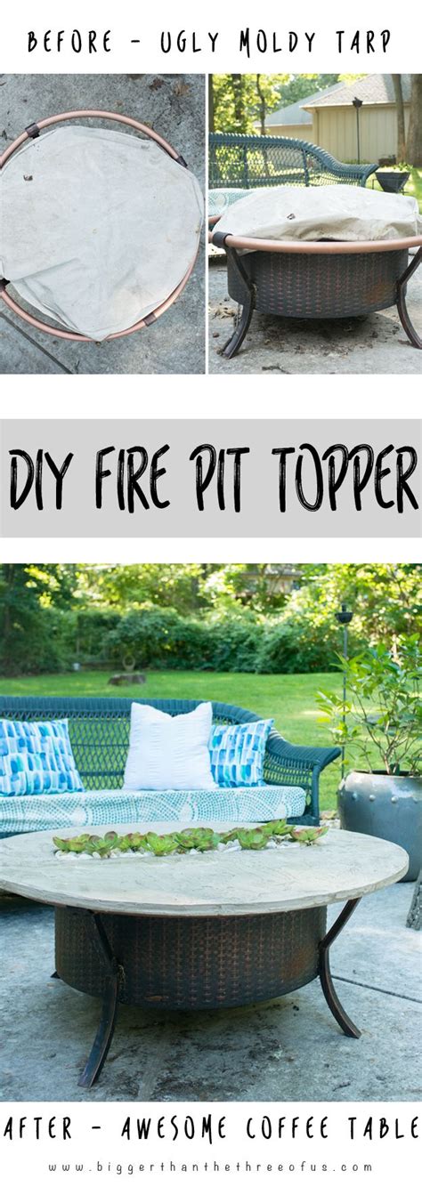 Diy Fire Pit Topper