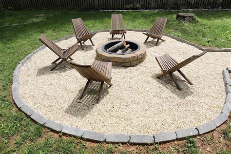 Diy Fire Pit With Seating Area
