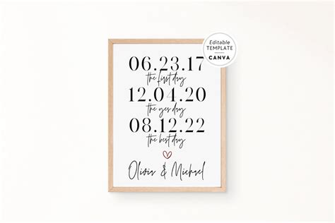 Diy First Anniversary Printable