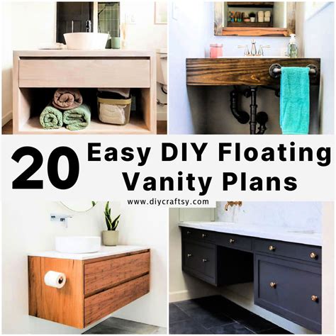 Diy Floating Bathroom Vanity Plans