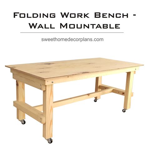 Diy Folding Workbench Table