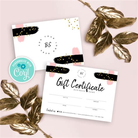 Homemade Gift Certificates