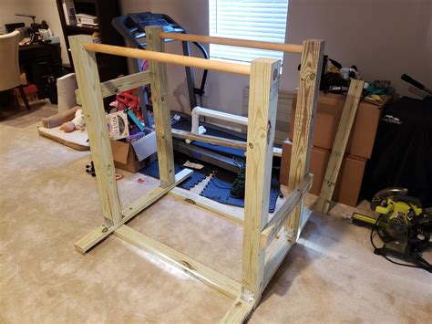 Kids Double Horizontal Bars Gymnastic Training Parallel Bars Adjustable