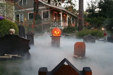 diy halloween decorations outdoor fog machines
