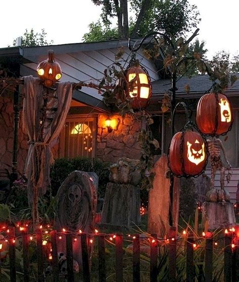 diy halloween decorations outdoor spooky lighting
