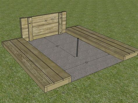 Diy Horseshoe Pit Backstop