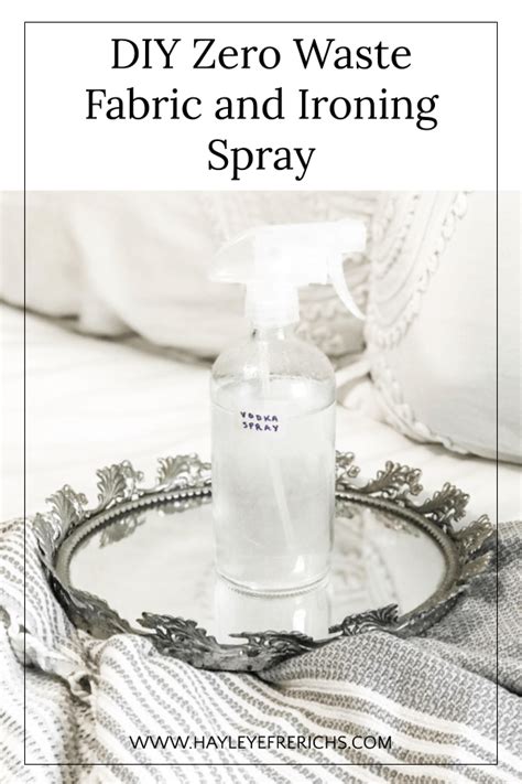 Diy Ironing Spray