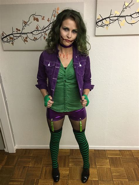 diy joker costume for girls