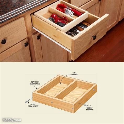 Diy Kitchen Cabinet Drawer