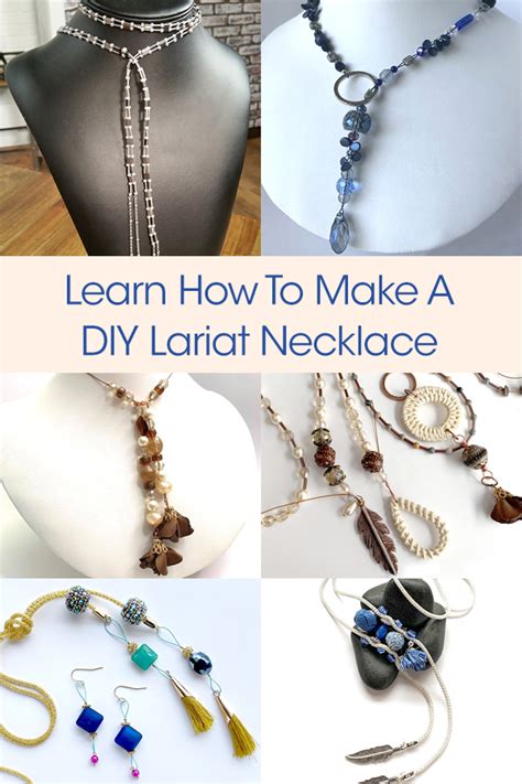 Diy Lariat Necklace Tutorial