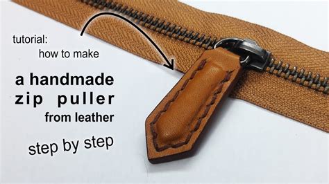 Diy Leather Zipper Pull