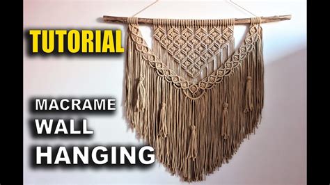 Diy Macrame Wall Hanging Exclusive Tutorial By Macramessage