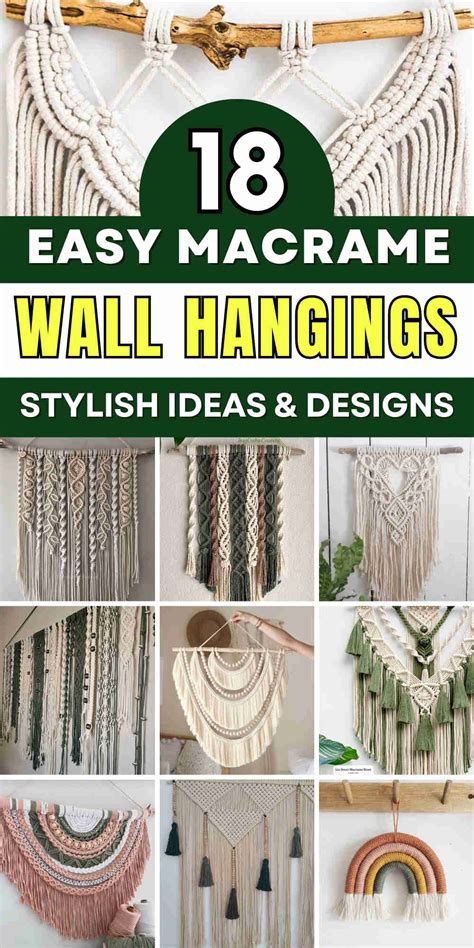 DIY Macrame Wall Hanging Ideas