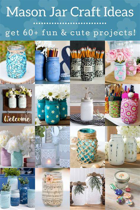 diy mason jar decor handmade items creative  easy projects