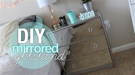 Diy Mirrored Nightstand (Ikea Hack )