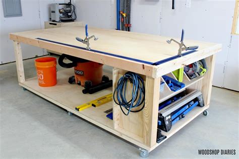 DIY Workbench Diy workbench, Workbench, Mobile workbench