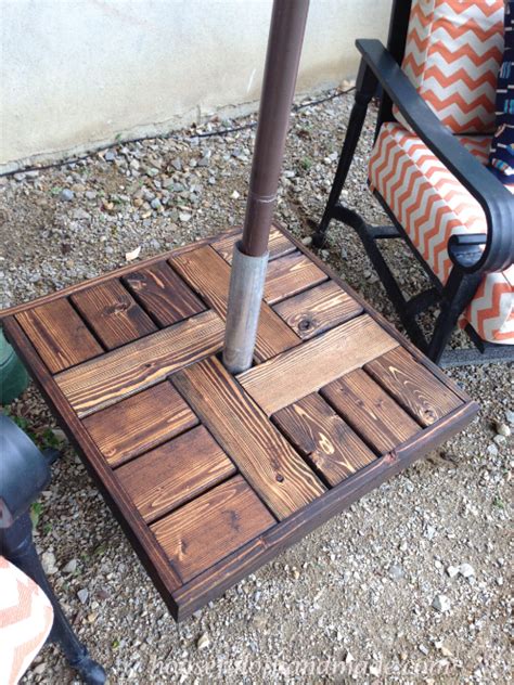 Diy Offset Umbrella Base