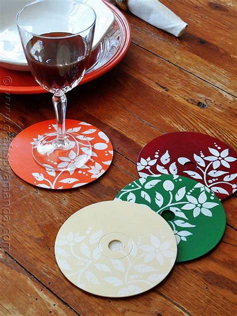 Diy Old Cd Coasters