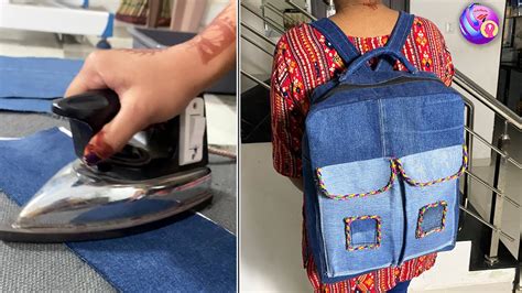 Diy Old Jeans Recycle Into Cute Backpack Tutorial