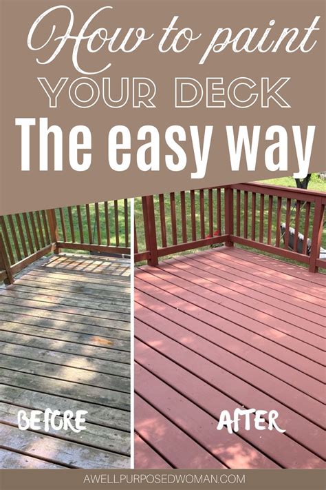 Diy Painting Deck