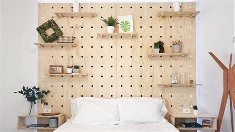 Diy Pegboard Headboard