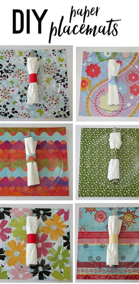 Diy Placemats Paper