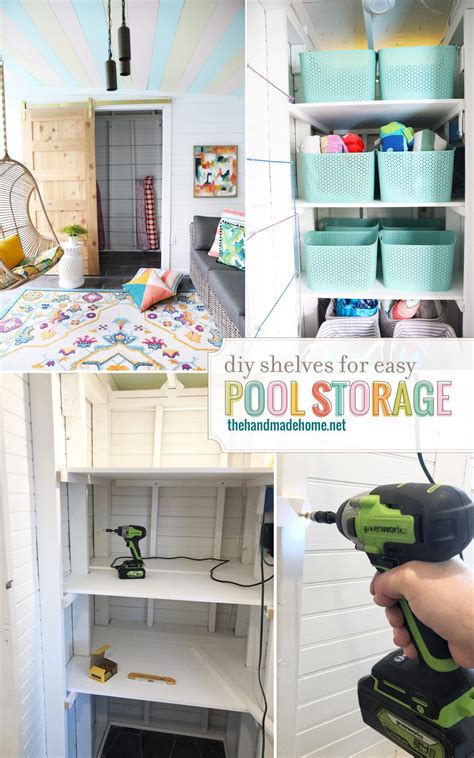Diy Pool Supply Storage