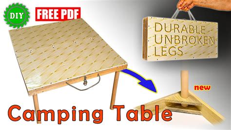 Diy Portable Camping Table