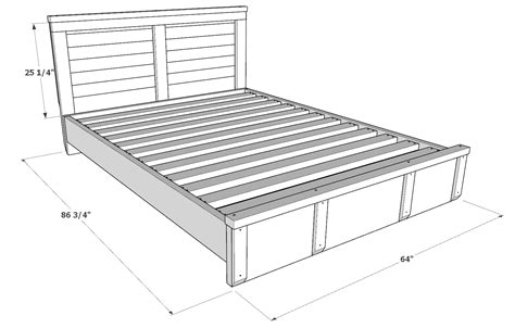 Diy Queen Size Bed Frame Plans
