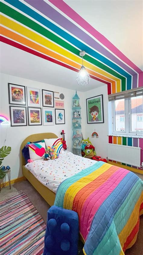 Diy Rainbow Bedroom Decor