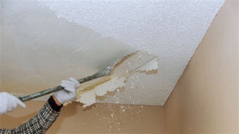 Diy Remove Popcorn Ceiling Asbestos