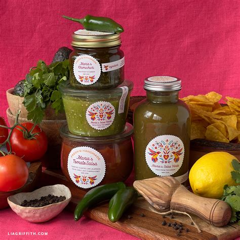 Diy Salsa Lablesfree Printable
