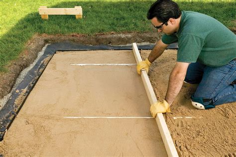 Diy Sand Patio