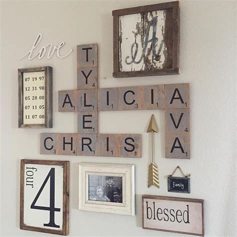 Diy Scrabble Wall Decor