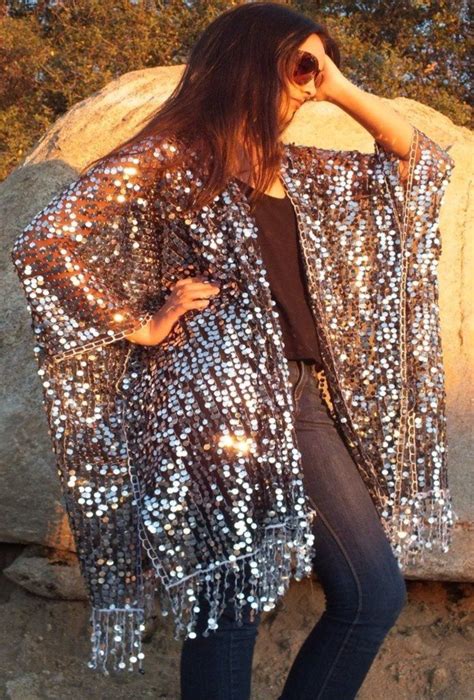 Diy Sequin Kimono