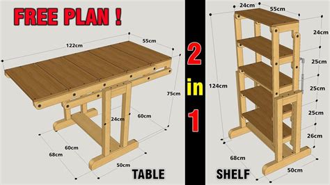 Diy Shelf Table