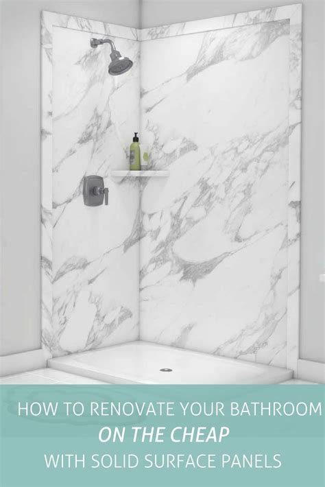 Diy Solid Surface Shower Walls