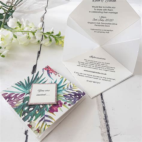 Diy Spring Wedding Invitations