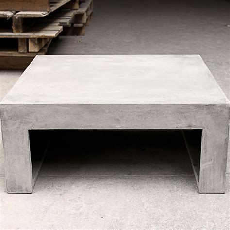 Diy Square Concrete Coffee Table