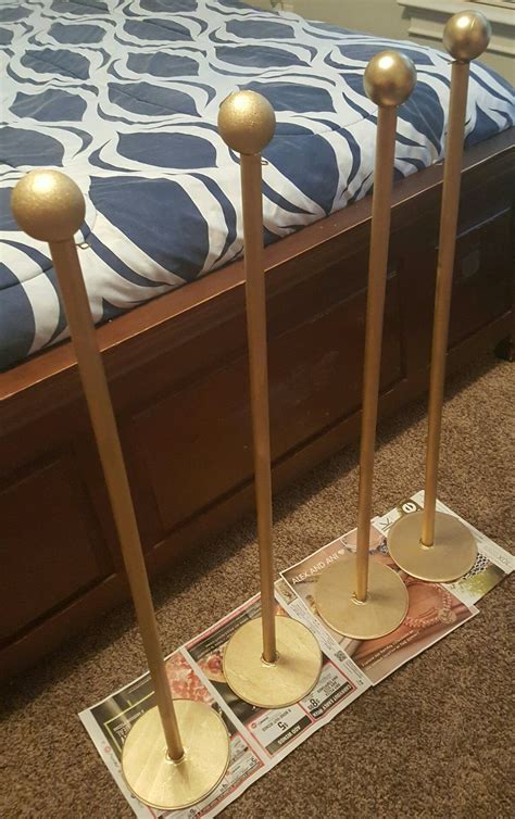 DIY Red Rope Stanchions — Hello My Sweet