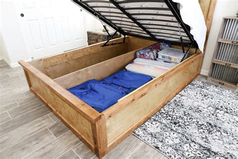Diy Storage Bed Plans