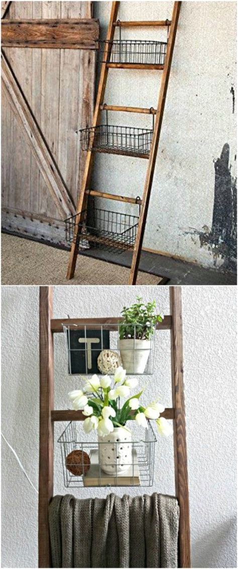 DIY Storage Ideas: Repurposed Ladders