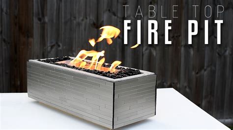 Diy Table Fireplace