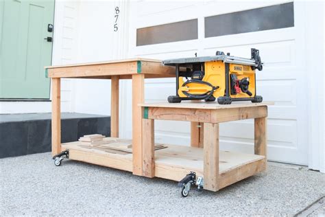 Diy Table Saw Workbench