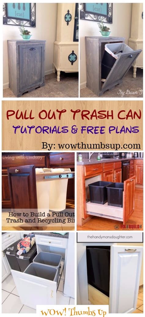 Diy Trash Can Pull Out